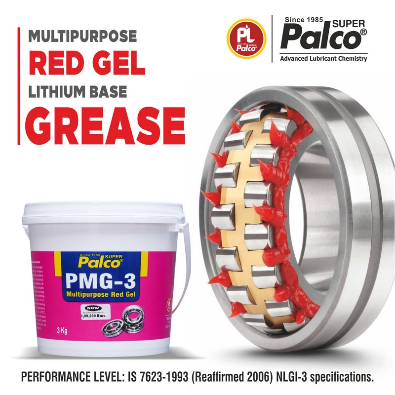 Palco PMG-3 Grease, NLGI-3 Multipurpose Red Gel Grease Online Palco PMG-3 Grease, NLGI-3 Multipurpose Red Gel Grease Online