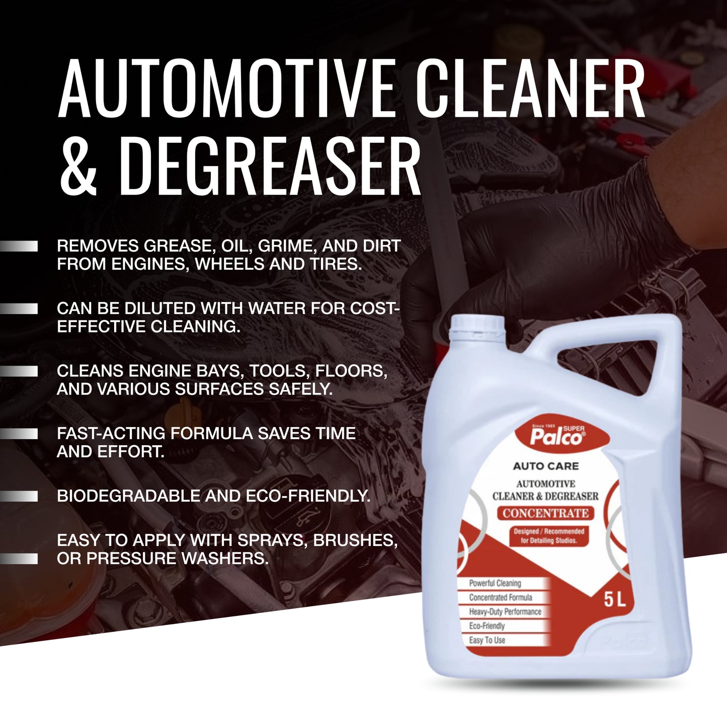 Automotive Cleaner & Degreaser Concentrate -5L