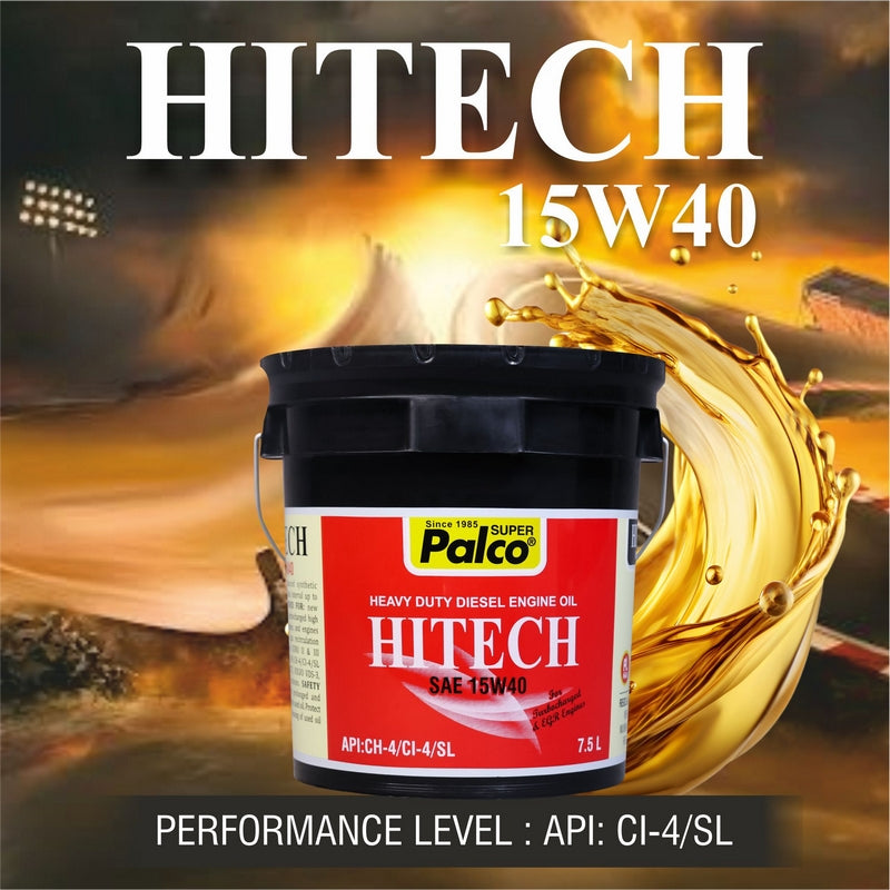 Palco Hitech 15W40, CI4 / SL Heavy Duty Diesel Engine Oil Palco Hitech 15W40, CI4 / SL Heavy Duty Diesel Engine Oil