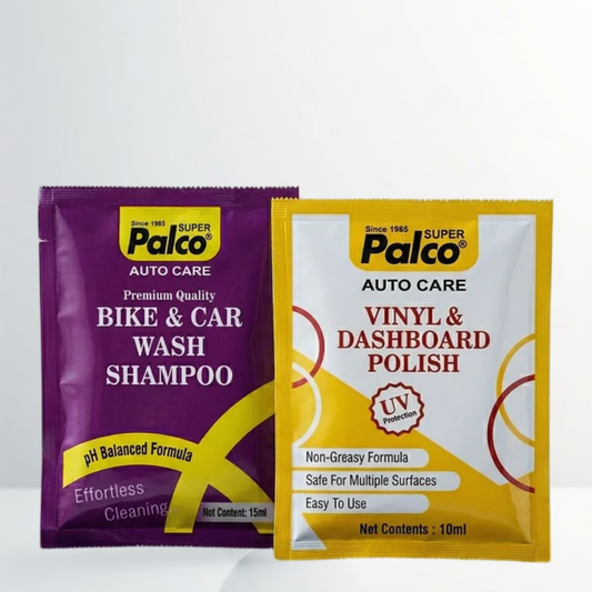 Bike & Car Wash Shampoo | Vinyl & Dashboard Polish
