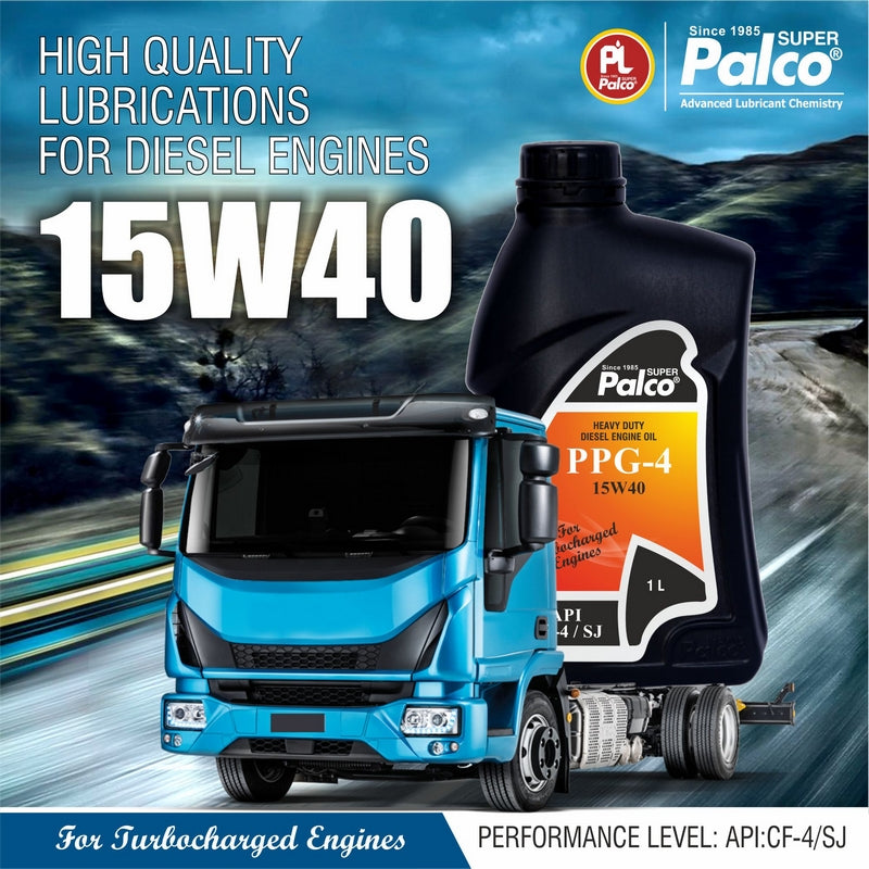 PALCO PPG-4 15W40, API CF-4/SJ, Heavy Duty Diesel Engine Oil PALCO PPG-4 15W40, API CF-4/SJ, Heavy Duty Diesel Engine Oil