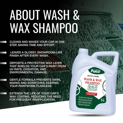 Wash & Wax Shampoo - 5L