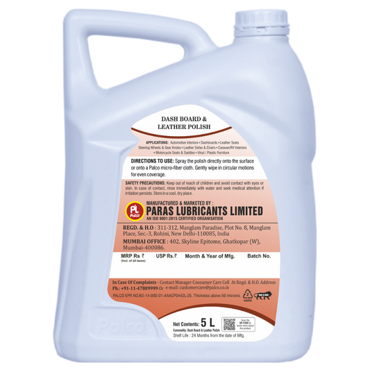 Dashboard & Leather Polish - 5L