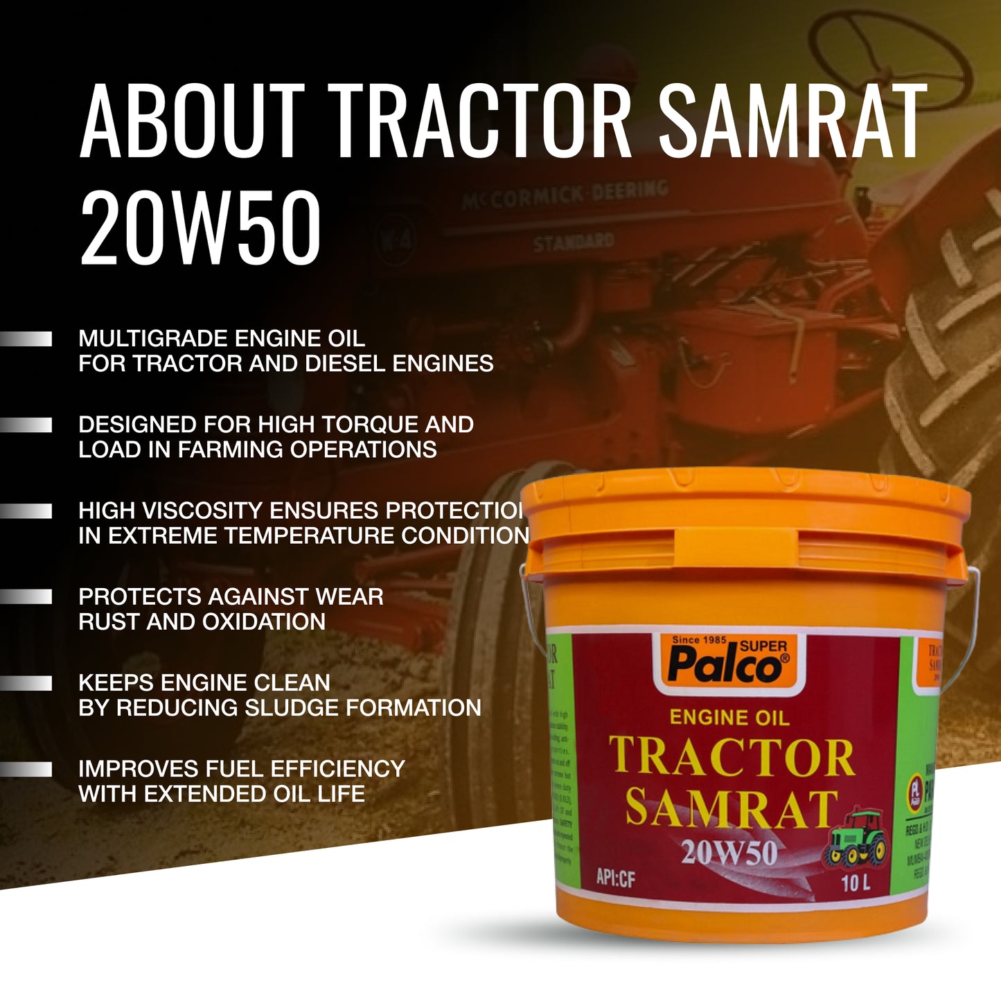 Tractor Samrat 20W50