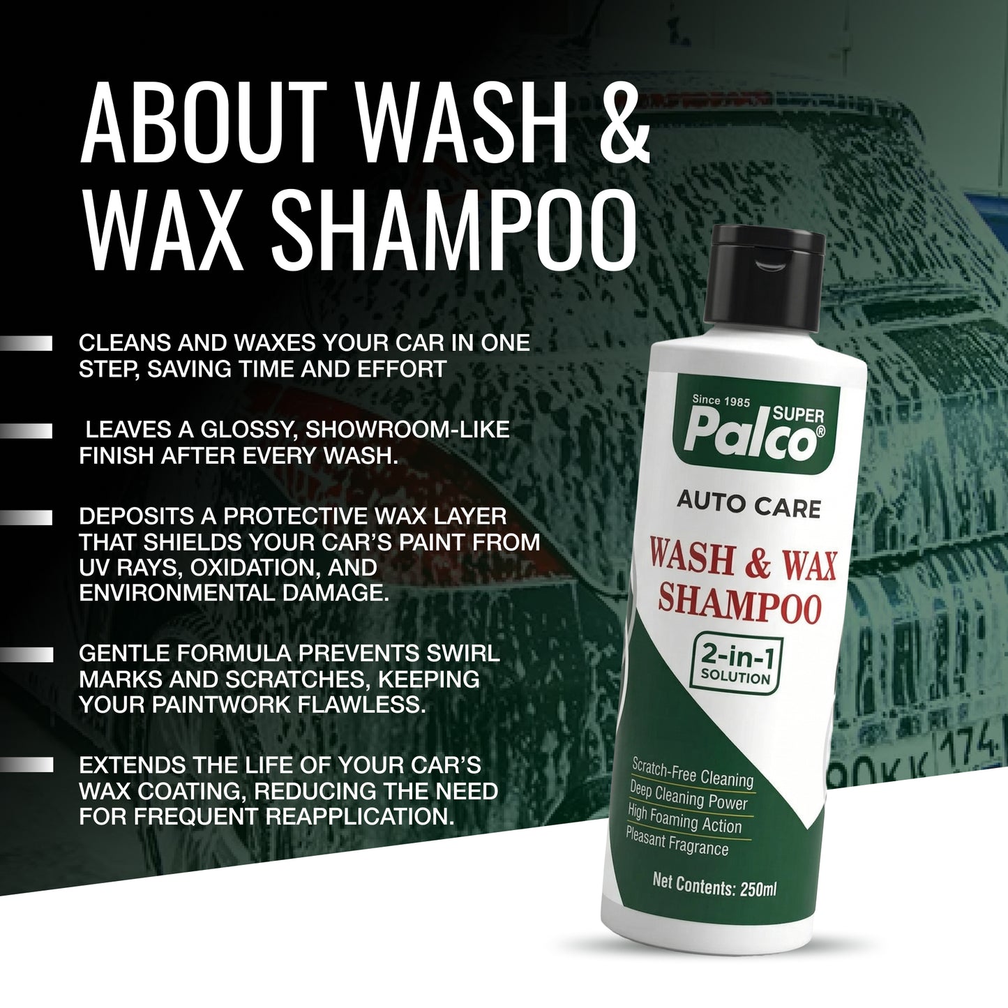 Wash & Wax Shampoo