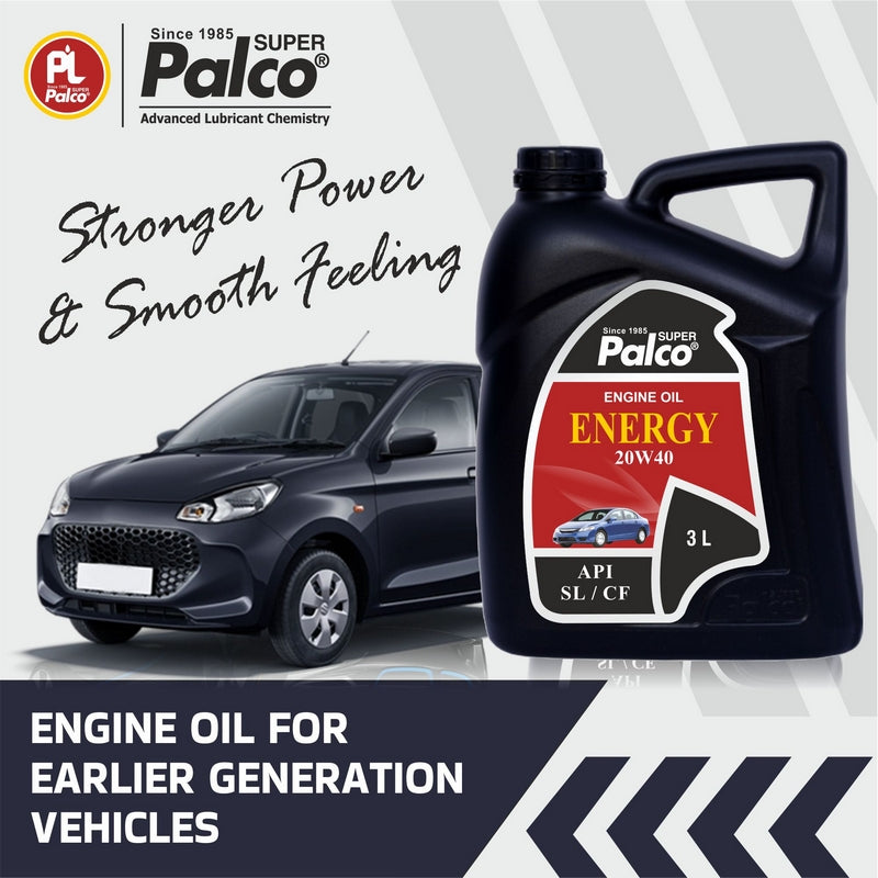 Palco Energy 20W40, Engine Oil for Petrol, Diesel, CNG & Hybrid Cars
Palco Energy 20W40, Engine Oil for Petrol, Diesel, CNG & Hybrid Cars