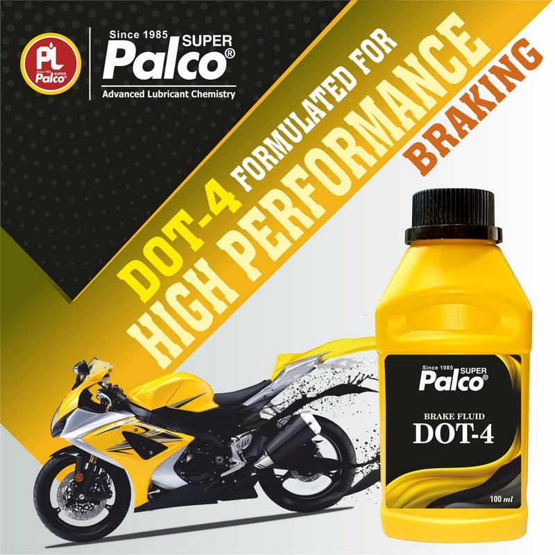 PALCO DOT 4 Brake Oil, Synthetic Brake Fluid for Car & Bike PALCO DOT 4 Brake Oil, Synthetic Brake Fluid for Car & Bike