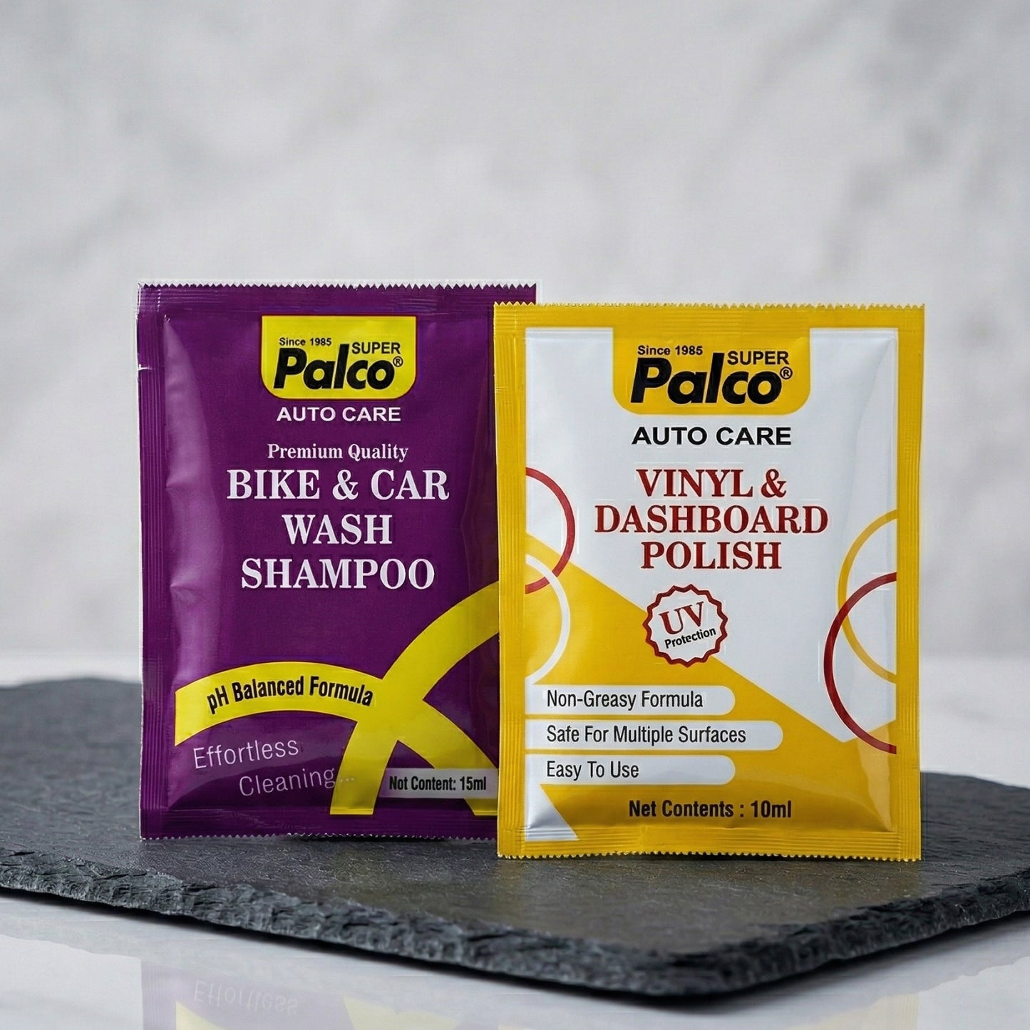 Bike & Car Wash Shampoo | Vinyl & Dashboard Polish